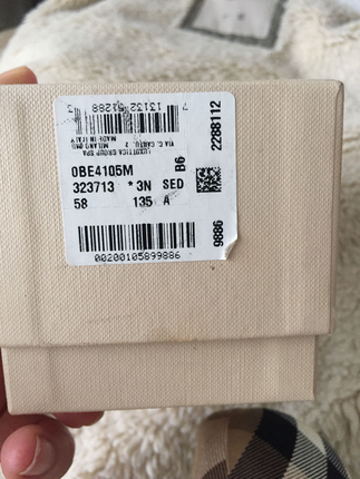 s Beden haki Renk Burberyy güneş gözlüğü