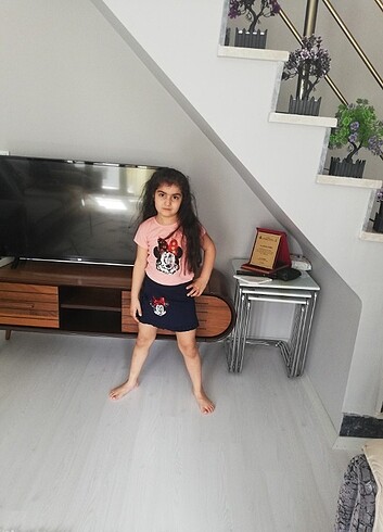 4 Yaş Beden pembe Renk Mick kız takım