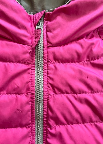 Kız Çocuk Kapüşonlu Fermuarlı Mont - Görsel 2