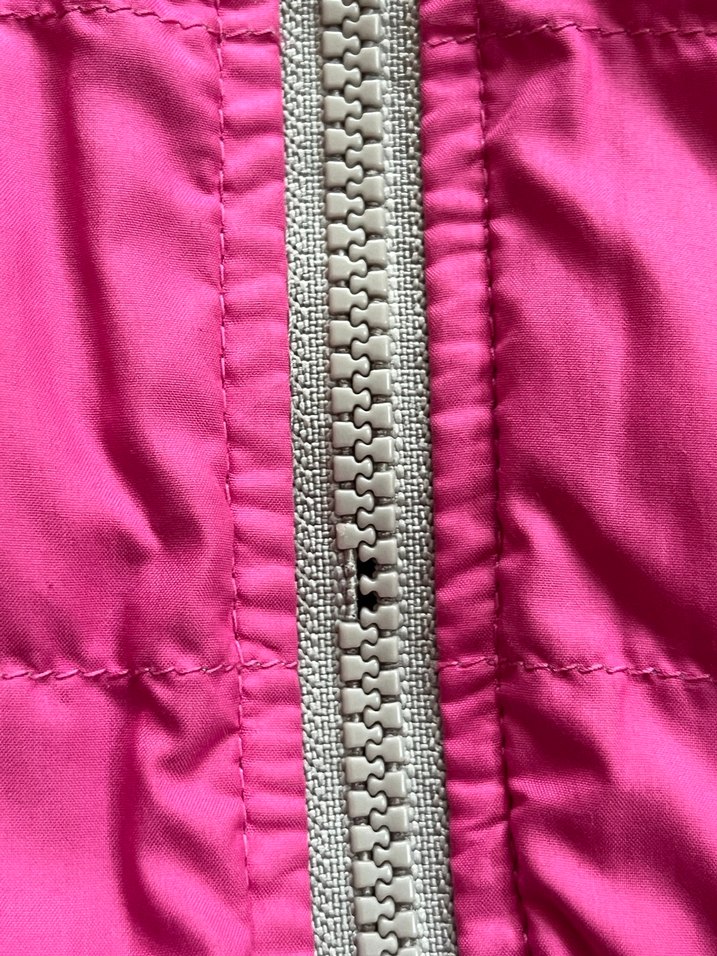 Kız Çocuk Kapüşonlu Fermuarlı Mont - Görsel 3