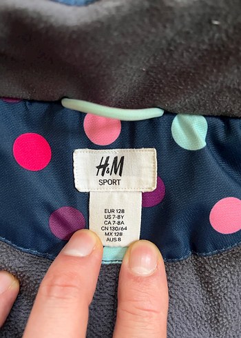 Kız Çocuk Çok Renkli Puantiyeli Fermuarlı Mont - Görsel 2