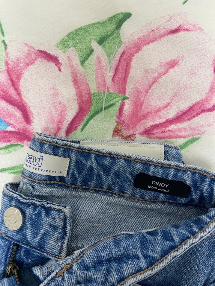 Mavi jean mom jean - Görsel 3