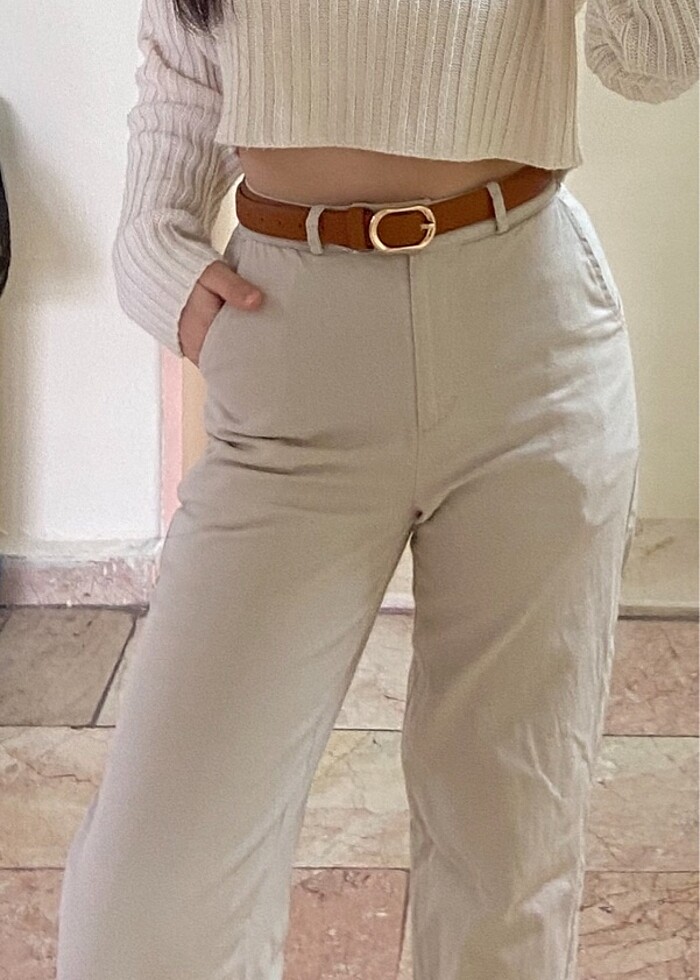 Trendyol kumaş pantolon keten gibi - Görsel 5