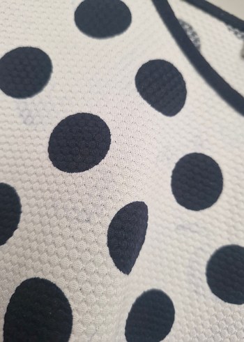 Puantiye Desenli Hamile Uzun Kollu Tişört esnek - Görsel 5