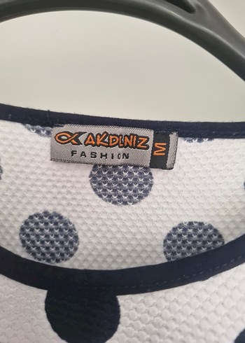 Puantiye Desenli Hamile Uzun Kollu Tişört esnek - Görsel 2