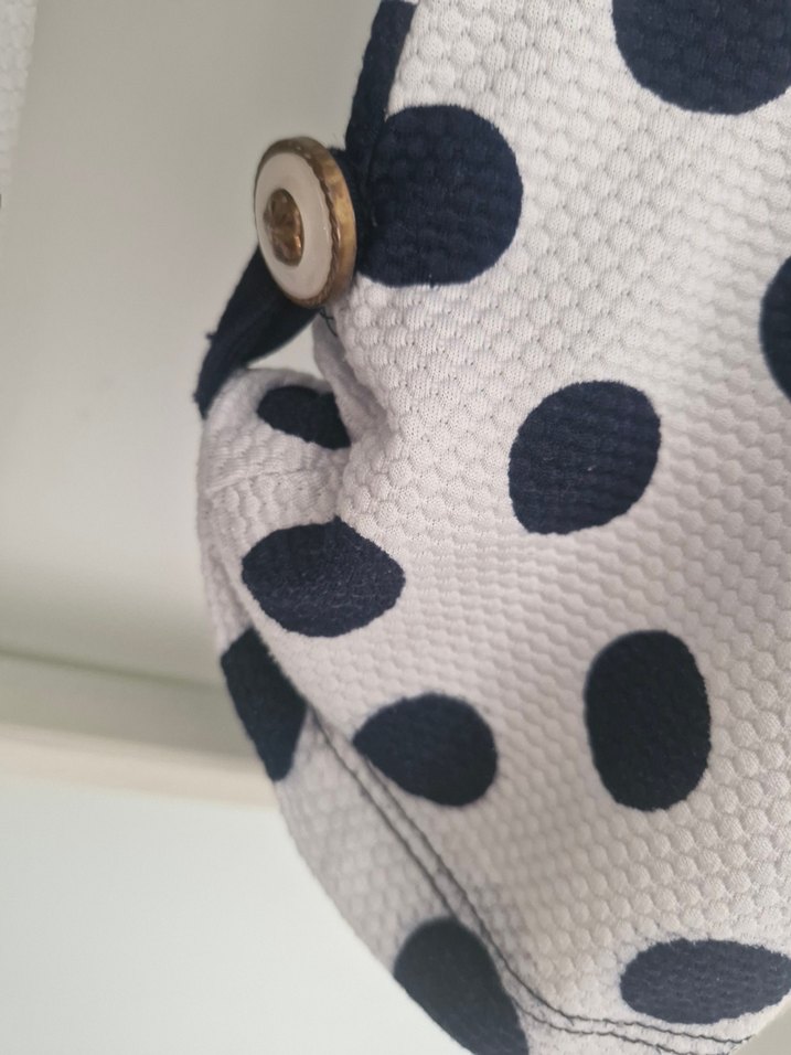 Puantiye Desenli Hamile Uzun Kollu Tişört esnek - Görsel 3