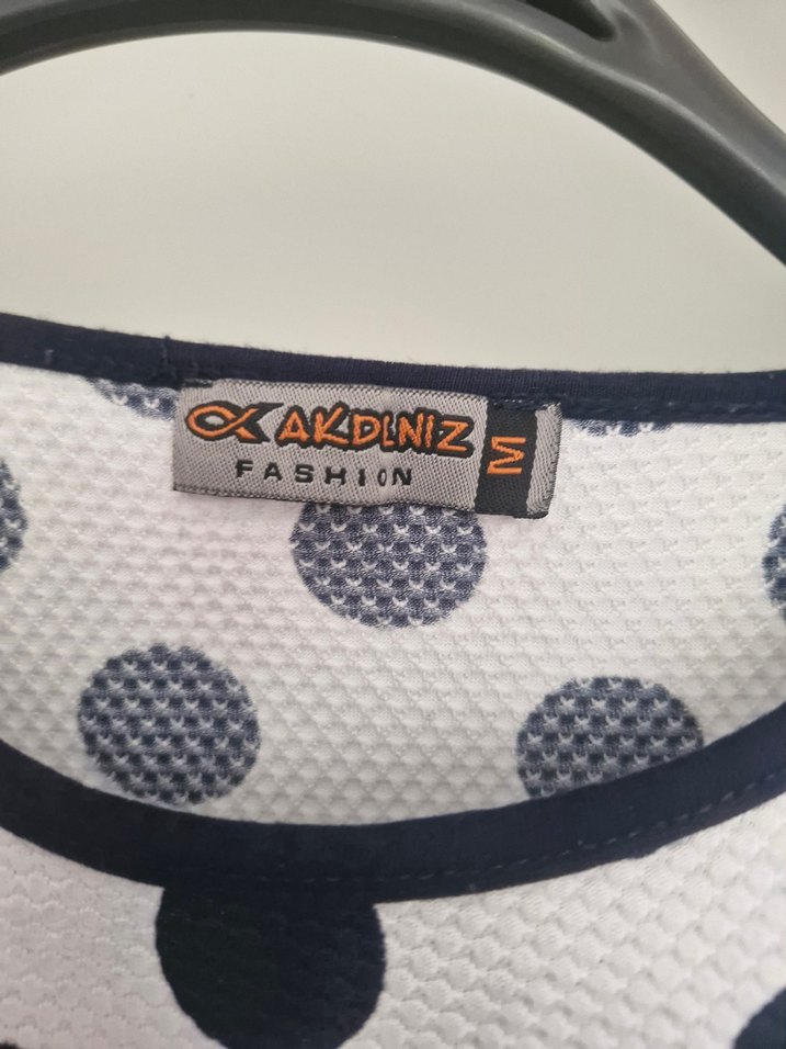 Puantiye Desenli Hamile Uzun Kollu Tişört esnek - Görsel 2