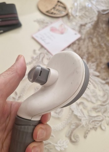 Gri-Beyaz Kedi Tüyü Toplayıcı Fırça - Görsel 6