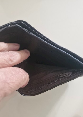 Siyah Bordo Deri Erkek Cüzdan siyah ücretsiz - Görsel 5