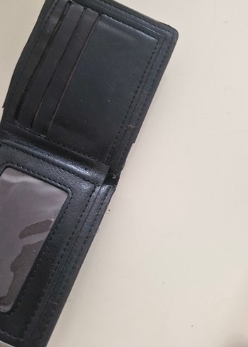 Siyah Bordo Deri Erkek Cüzdan siyah ücretsiz - Görsel 6