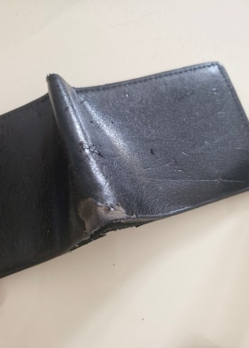 Siyah Bordo Deri Erkek Cüzdan siyah ücretsiz - Görsel 7