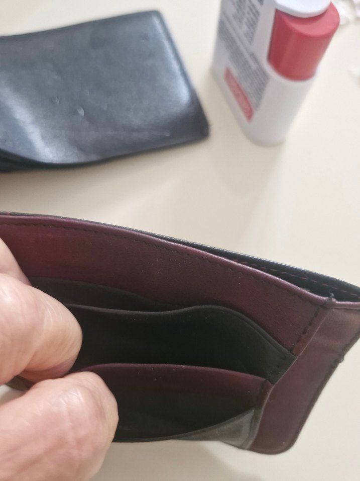 Siyah Bordo Deri Erkek Cüzdan siyah ücretsiz - Görsel 2