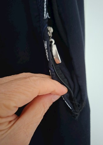 Siyah Fermuarlı Erkek Eşofman Altı - Görsel 6