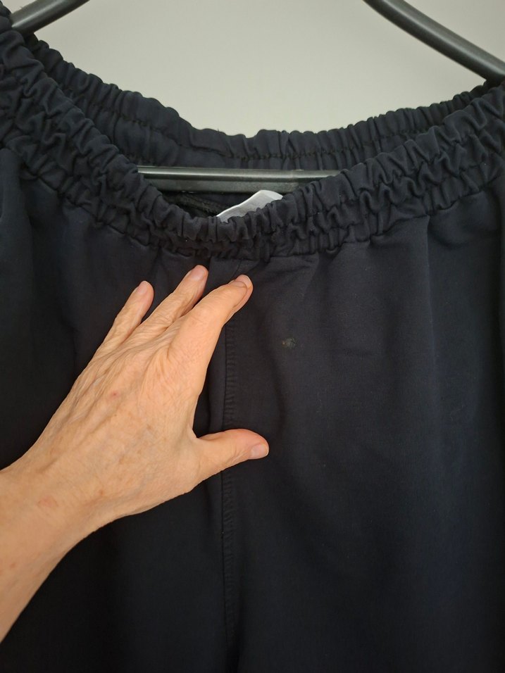 Siyah Fermuarlı Erkek Eşofman Altı - Görsel 5