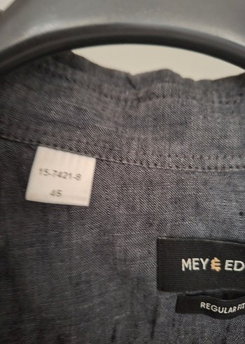 Gri Keten Erkek Gömlek, Rahat Kesim, Uzun Kollu - Görsel 4