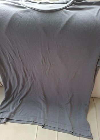 Gri Kısa Kollu Erkek Tişört - Görsel 3