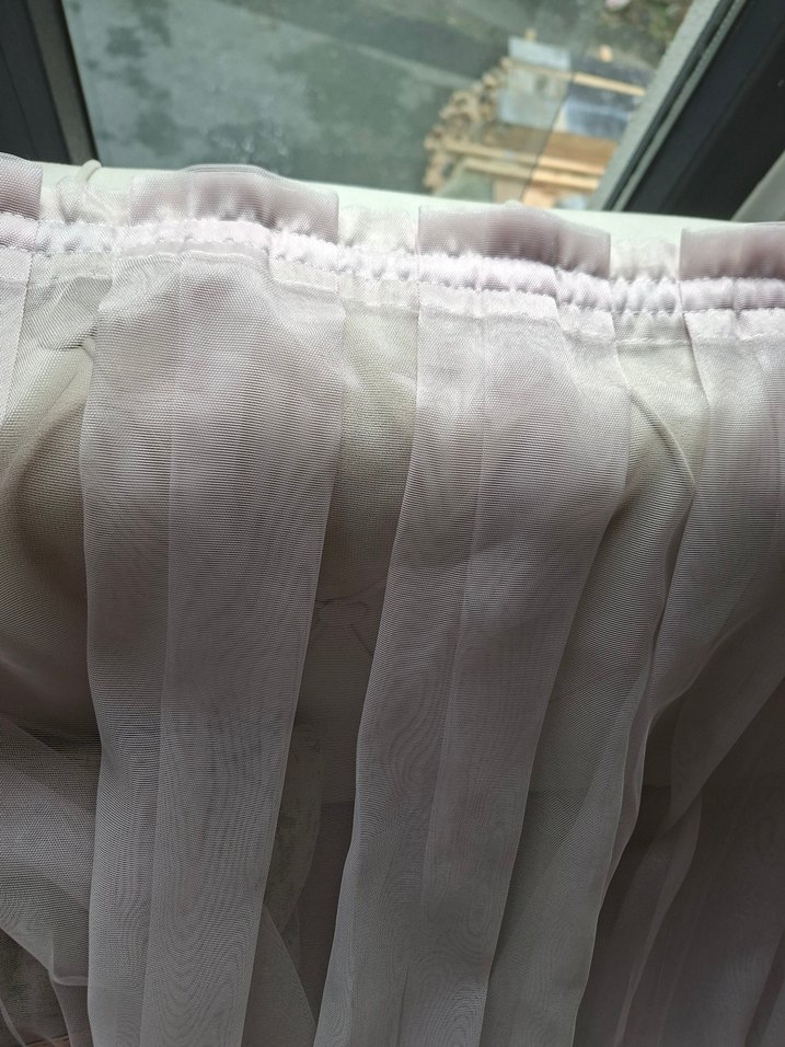 gül kurusu yeni gibi tül - Görsel 2