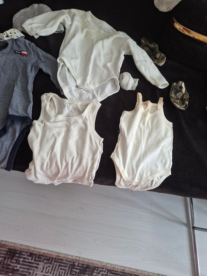 Bebek Erkek Beyaz Pamuklu Hastane Kıyafeti hepsinin fiyatı - Görsel 5