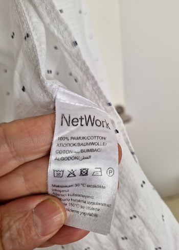 Network pamuk gömlek yeni gibi