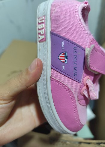 Kız Çocuk Pembe Cırtlı Spor Ayakkabı - Görsel 2