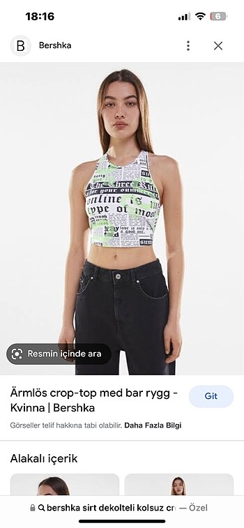 Bershka crop