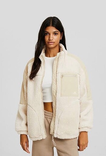 Bershka peluş ceket