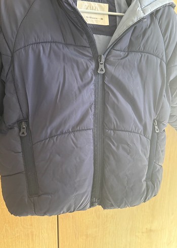 Zara Zara Erkek Çocuk Lacivert Fermuarlı Mont