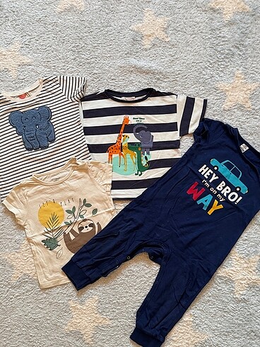 Erkek çocuk tshirt tulum koton lcw mammaramma