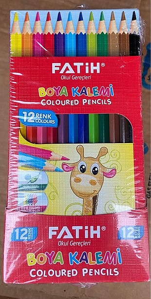 Fatih kuru Boya Kalemi 12 li 2 adet