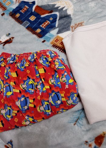 itfaiyeci sam desenli 60*120 bebek yatağı lastikli çarşafı - Görsel 3