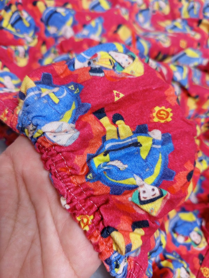 itfaiyeci sam desenli 60*120 bebek yatağı lastikli çarşafı - Görsel 2