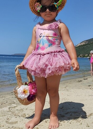 Kız çocuk kız bebek mayo orjinal disney
