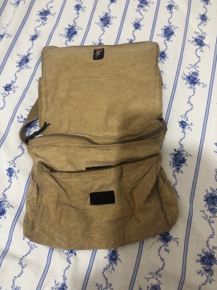 Old cotton cargo Bohem Vintage postacı omuz Çantası - Görsel 2