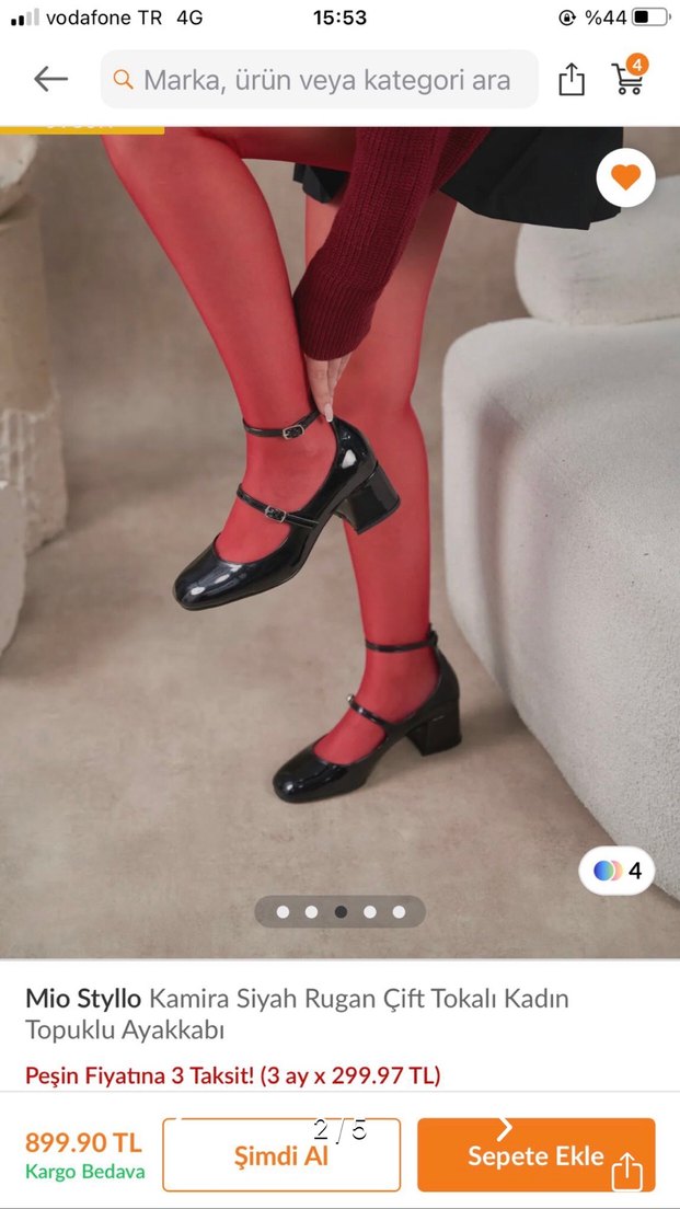 Rugan  topuklu  ayakkabı - Görsel 3