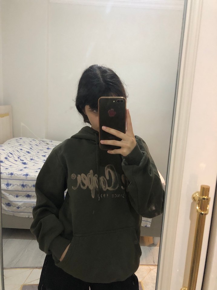 Lee cooper orijinal sweatshirt kapüşonlu - Görsel 2