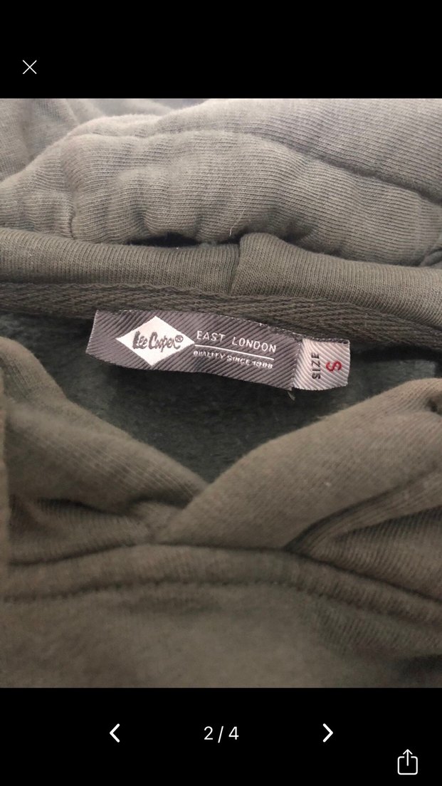 Lee cooper orijinal sweatshirt kapüşonlu - Görsel 3