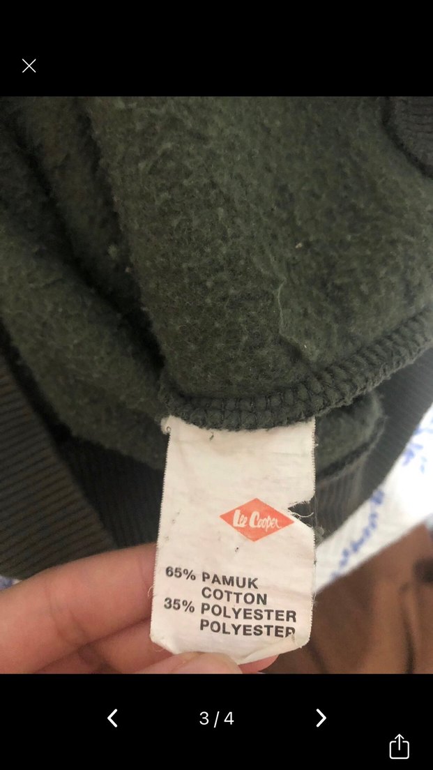 Lee cooper orijinal sweatshirt kapüşonlu - Görsel 4