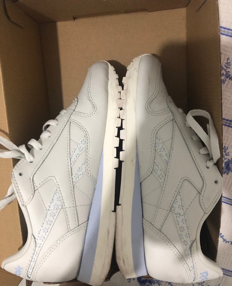 Beyaz kadın spor ayakkabı Reebok - Görsel 2