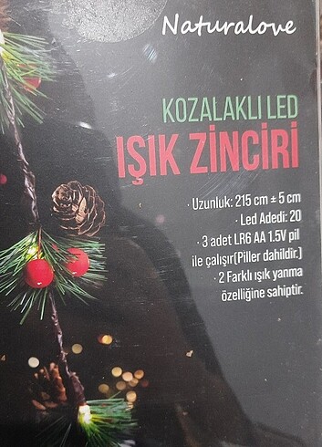 Diğer Kozalak led ışık naturalove