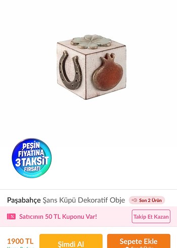 Paşabahçe Ahşap dekoratif şans küpü - Görsel 7