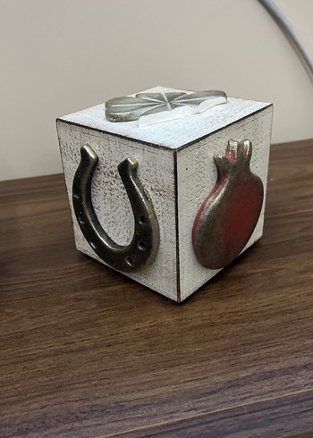 Paşabahçe Ahşap dekoratif şans küpü - Görsel 4