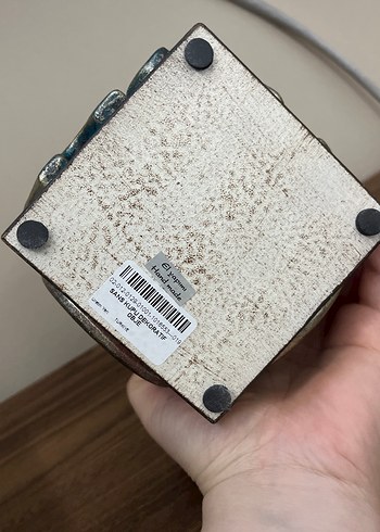 Paşabahçe Ahşap dekoratif şans küpü - Görsel 6