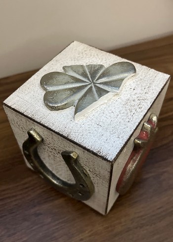 Paşabahçe Ahşap dekoratif şans küpü - Görsel 5