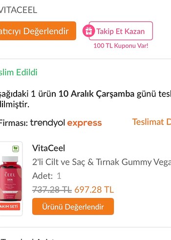Vita CEEL Saç ve Tırnak Gummies 5000 mcg Biotin - Görsel 5