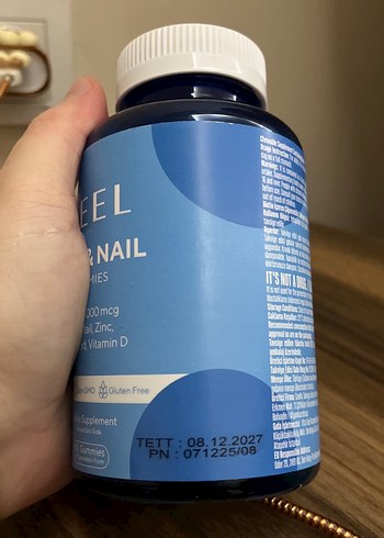 Vita CEEL Saç ve Tırnak Gummies 5000 mcg Biotin - Görsel 4