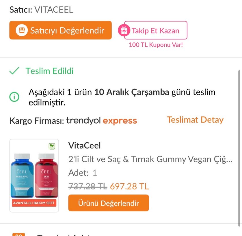 Vita CEEL Saç ve Tırnak Gummies 5000 mcg Biotin - Görsel 5