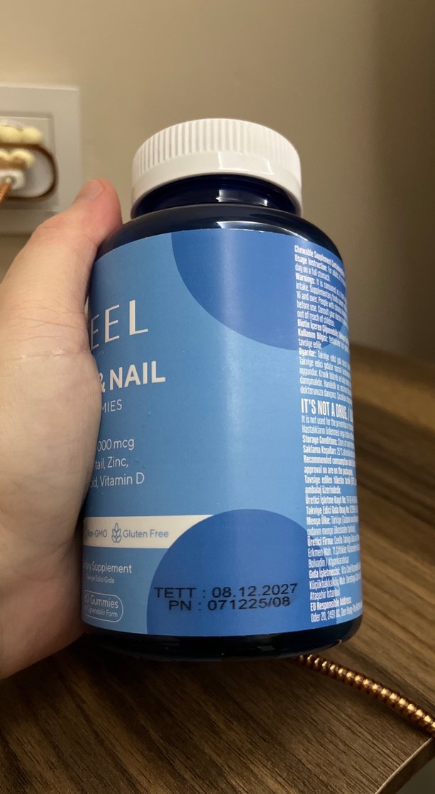 Vita CEEL Saç ve Tırnak Gummies 5000 mcg Biotin - Görsel 4