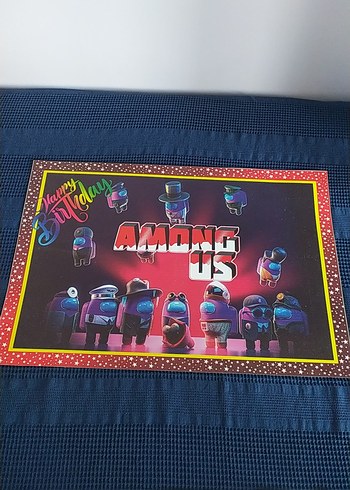 Beden Renk Among Us Kırmızı Parti Seti