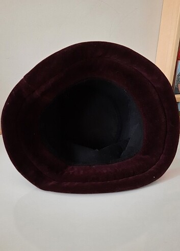 Kadife kadın sapkasi - Görsel 5
