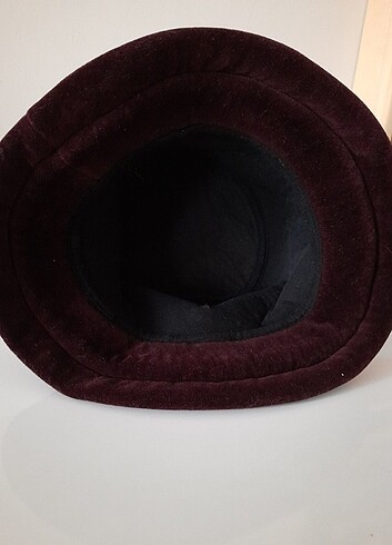 Kadife kadın sapkasi - Görsel 9